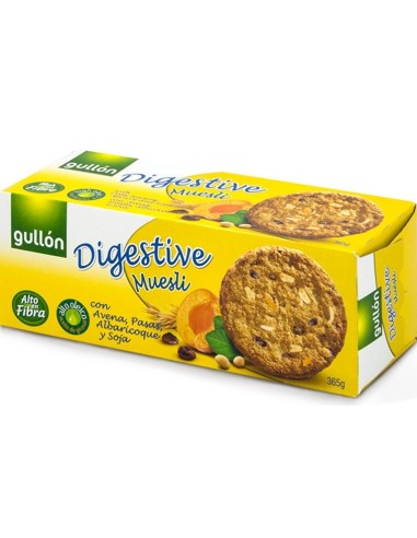 GLLTAS GULLON DIGESTIVE MUESLI 365 GRS