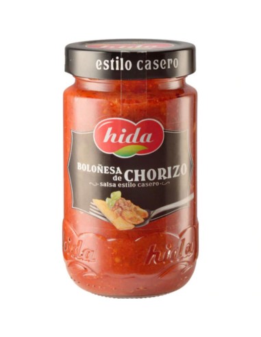 SALSA HIDA BOLOÑESA CHORIZO TARRO 355 GR