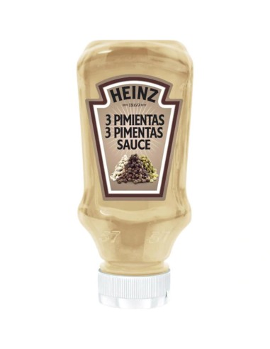 SALSA HEINZ 3 PIMIENTA 220 ML