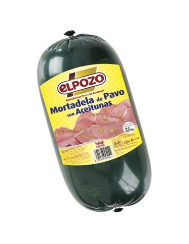 MORTADELA ELPOZO DE PAVO ACEITUNAS 3,5 K