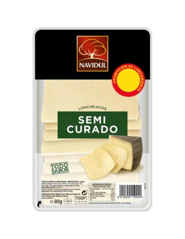 QUESO SEMICURADO NAVIDUL LONCHAS 110 GR