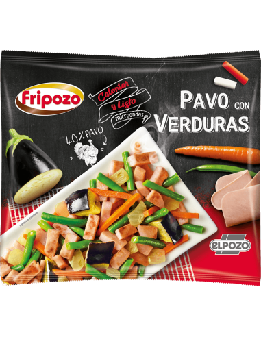 SALTEADO DE PAVO CON VERDURAS FRIPOZO