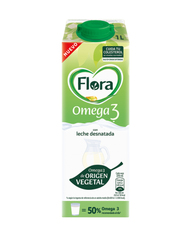 LECHE FLORA OMEGA 3 BRIK 1LT