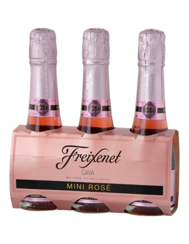 CAVA FREIXENET BRUT MINI ROSE PK-3 600 M