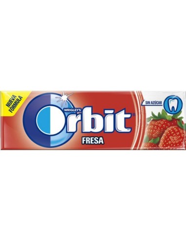 ORBIT 10 GRAGEAS FRESA ACIDA