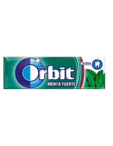 ORBIT 10 GRAGEAS MENTA FUERTE