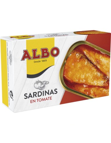 SARDINAS ALBO TOMATE 125 GRS