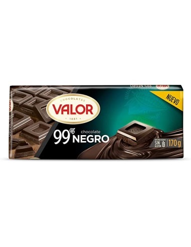 CHCTE. VALOR NEGRO 99% 170 GRS