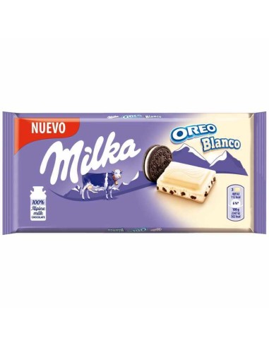 CHCTE. MILKA OREO BLANCO 100 GRS