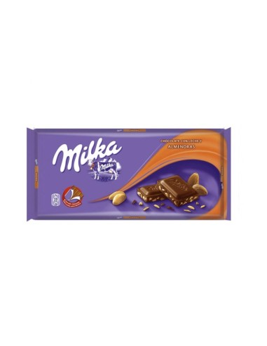 CHCTE. MILKA ALMENDRAS 100GRS.