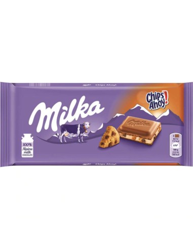 CHCTE. MILKA CHIPS AHOY  100 GRS.