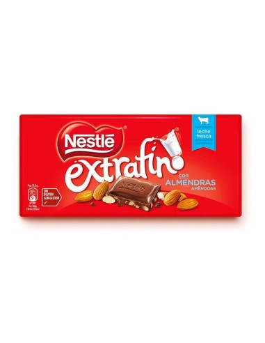 CHCTE. NESTLE EXTRAFINO-ALMENDRA 123 GRS