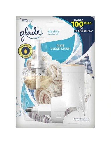 GLADE AMB.ELECT.APAR.+REC.ACEITES ESENCIAL PURE CLEAN 