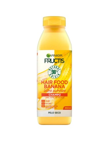 CHAMPU FRUCTIS HIAR FOOD BANANA 350 ML.