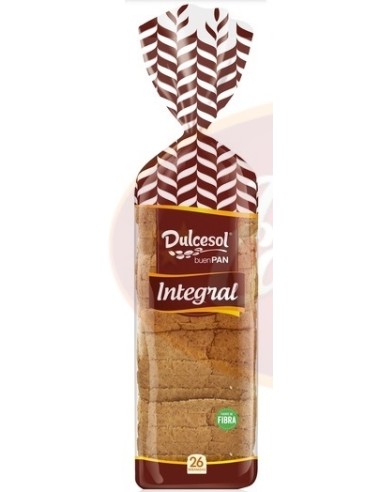 PAN DE MOLDE INTEGRAL DULCESOL 500 GR