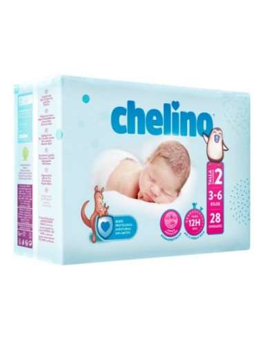 CHELINO PAÑAL TALLA 2 3-6KG.RE