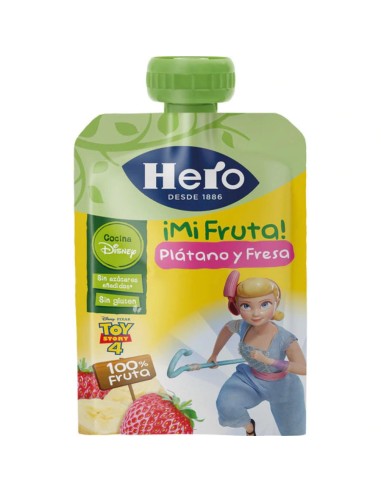 NANOS HERO FRUTA BOLSA PLAT-FRESA 100 GR