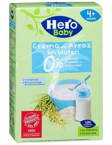 PAPILLA HERO CREMA DE ARROZ 220 GRS