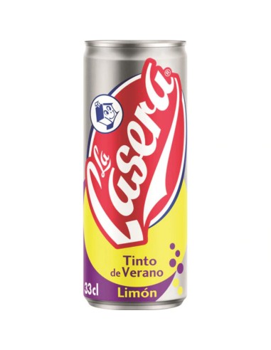 TINTO VERANO  LA CASERA BOTE LIMON 33 CL