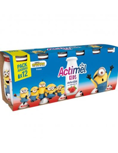 ACTIMEL LIQUIDO FRESA X 12