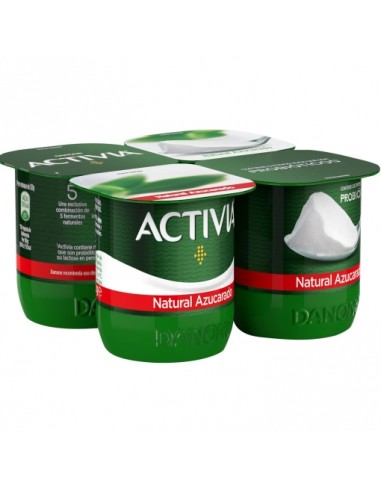 ACTIVIA NATURAL AZUCARADO X 4