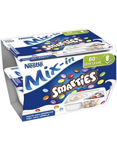 NESTLE MIX IN SMARTIES VAINILLA 128 GR