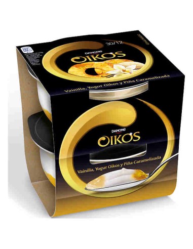 OIKOS VAINILLA Y PIÑA X 2