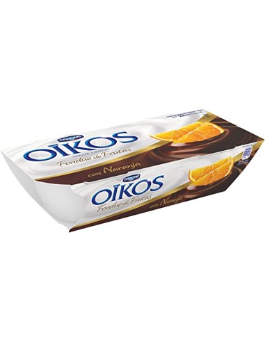 OIKOS FONDUE NARANJA X 2