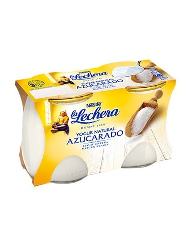 YOGUR NATURAL AZUCARADO LECHERA X 2