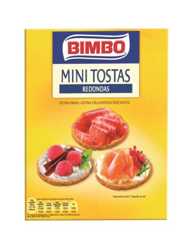 BIMBO MINI TOSTAS REDONDAS 100 GRS