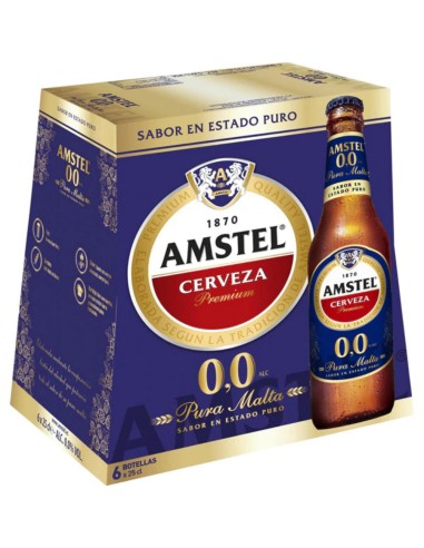 CERVEZA AMSTEL 0,0 PK-6 250 ML