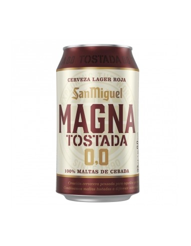 CERVEZA SAN MIGUEL MAGNA 0%0 LATA 330 ML