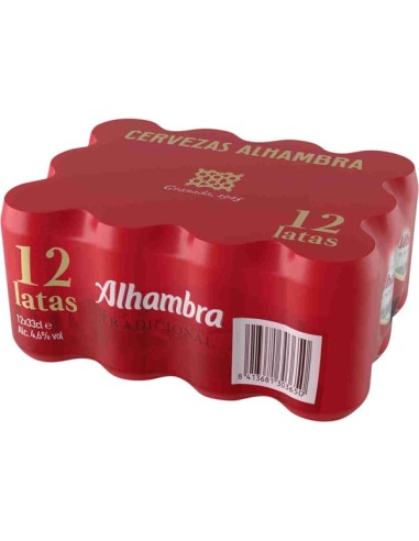 CERVEZA ALHAMBRA LATA 330 ML PK-12