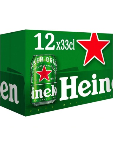 CERVEZA HEINEKEN LATA 330 ML