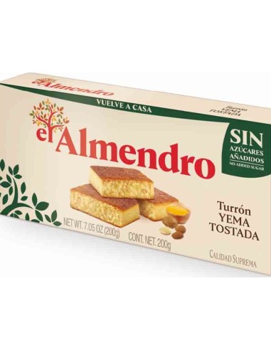 EL ALMENDRO TURRON S/AZUC YEMA 200 GRS