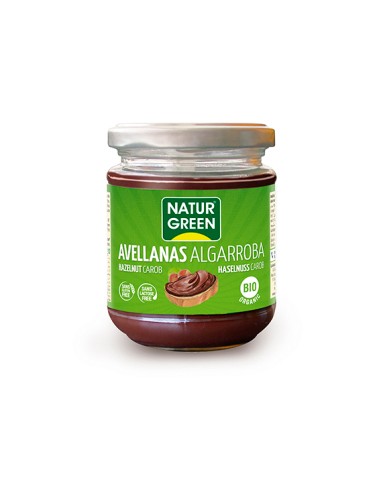 CREMA AVELLANAS ALGARROBA BIO 200 GR