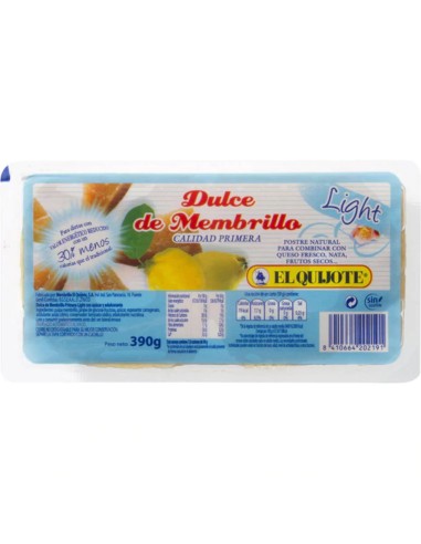 MEMBRILLO EL QUIJOTE LIGHT 400 GRS