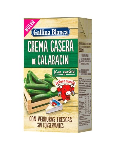 CREMAS G. BLANCA CALABACIN 500 ML