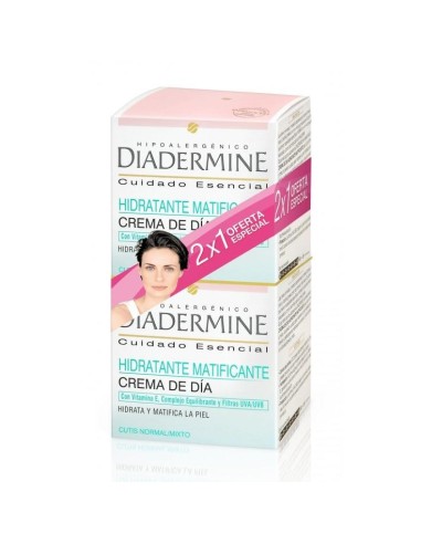 CREMA DIADERMINE HIDRAT.NORMAL-MIXT PK-2