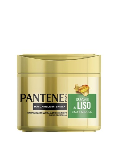 MASCARILLA CAPILAR PANTENE SUAVE LISO 300 ML 