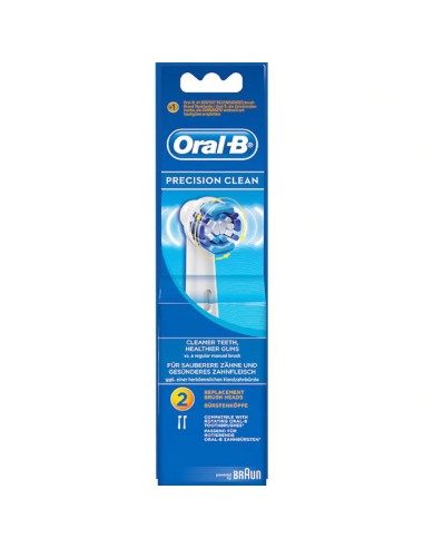 ORAL-B CEP. ELECTRICO RECAMBIO PRECISION CLEAN 2 UNI.