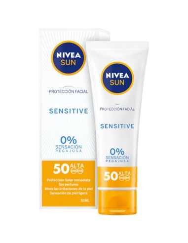 NIVEA SUN FACIAL SENSITEVE F-50 SENSITIVE.