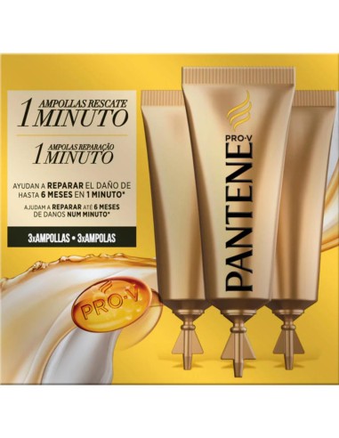 PANTENE AMPOLLAS KERATINE RESCATE 1 MIN 3 AMPOLLAS 