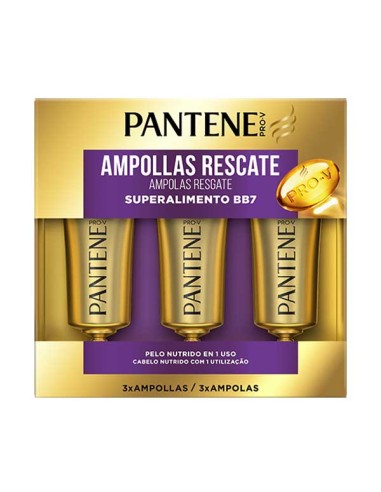 PANTENE AMPOLLAS BB7 SUPERALIMENTO 1 MIN 3 UNI. 