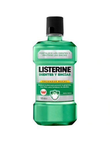 ENJUAGUE DENTAL LISTERINE DIENTES BLANC