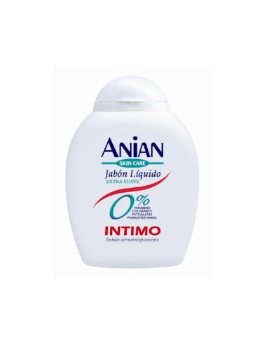 ANIAN JABON INTIMO 250ML. HIPOALERGENICO PIEL SENSIBLE 