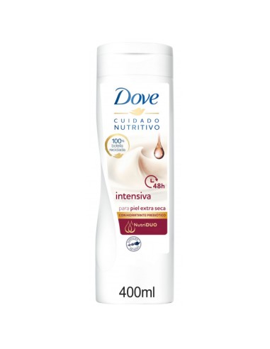 LOCION CORP. DOVE PIEL EXTRA SECA 400 ML.