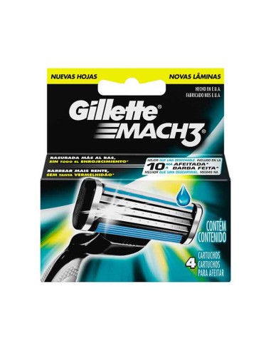 CARGADOR GILLETTE MACH-3 4 UND