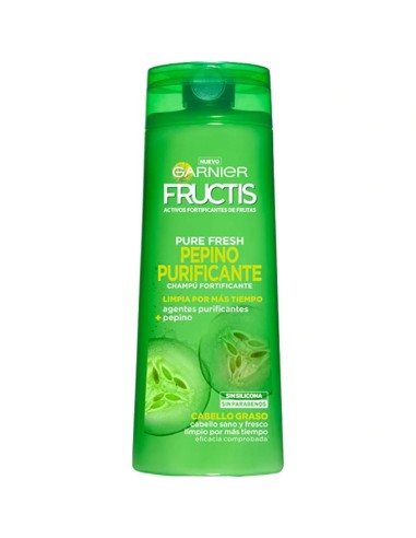 FRUCTIS CHAMPU PURE FRESH PEPINO