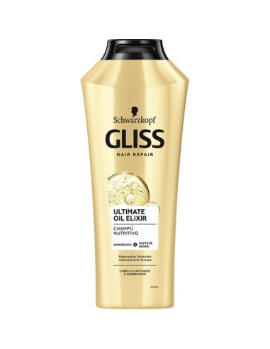 GLISS CHAMPU .ULTIMATE OIL ELIXIR 370ML